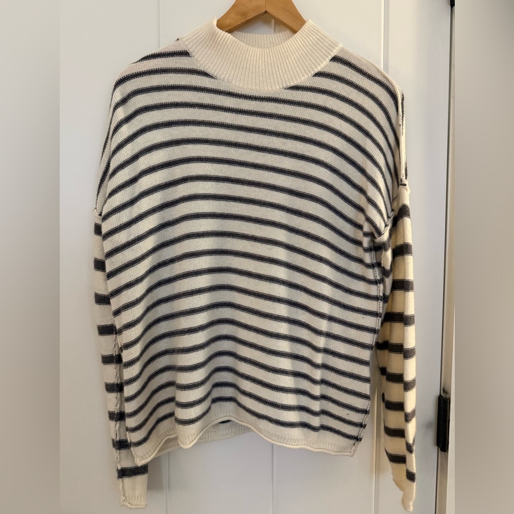 Madewell Striped Mockneck Women's Sweater. Never worn